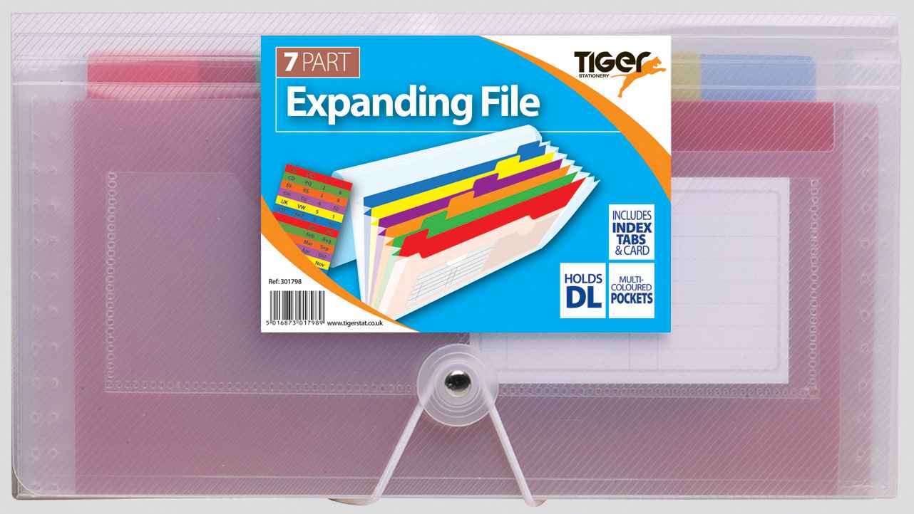 Rainbow DL 7 Pocket Expanding File