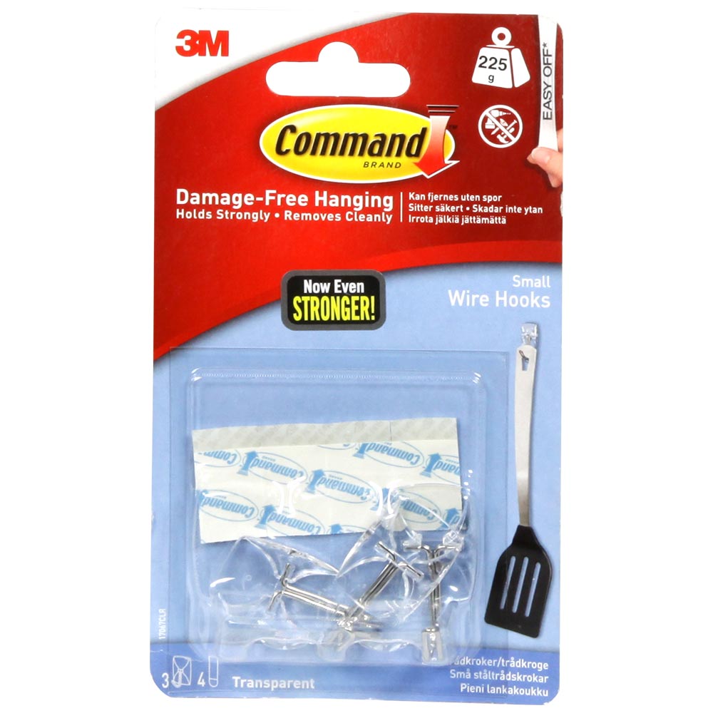 3M Command Clear Wire Hooks (17067CR)