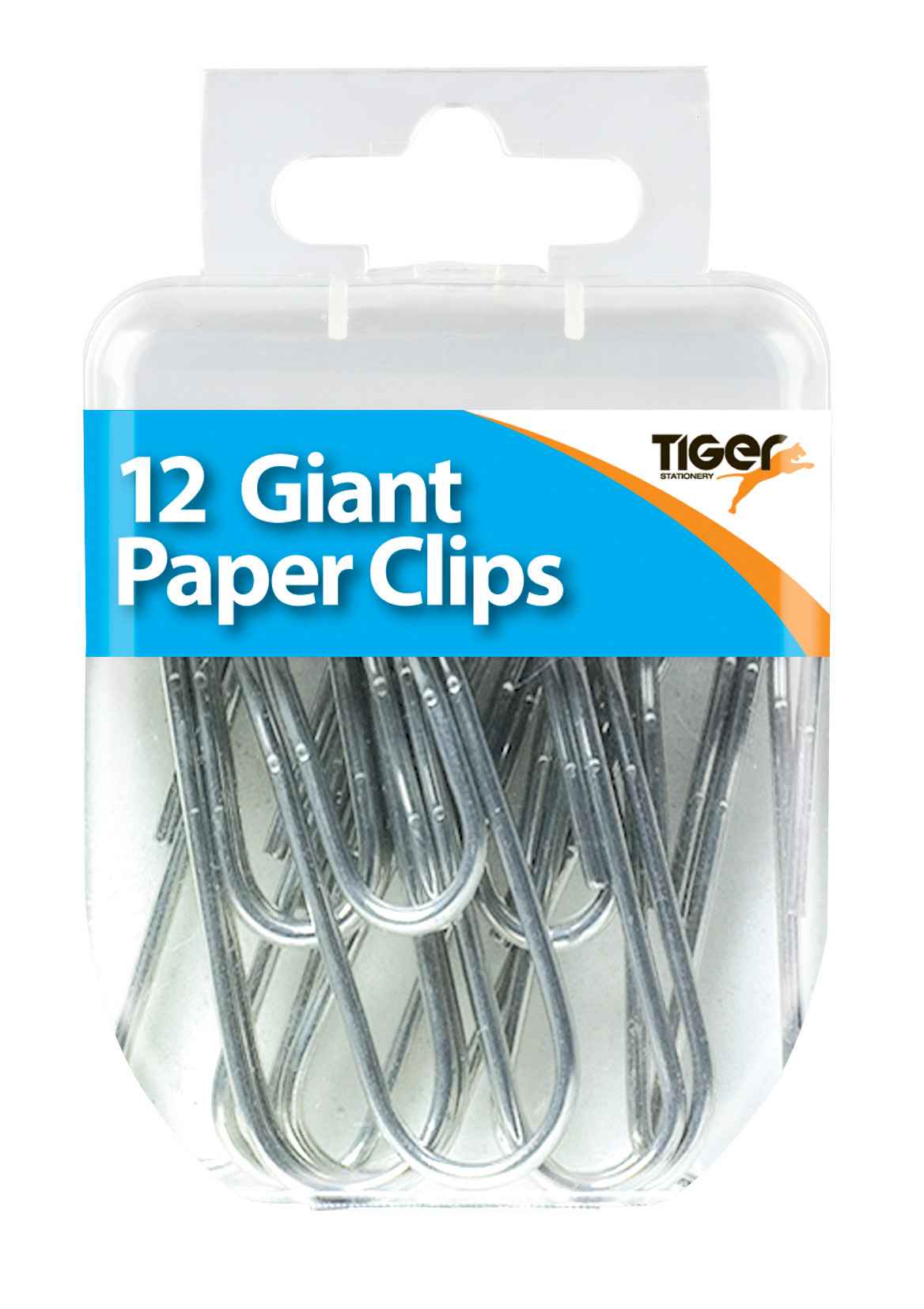 Essentials 12 Giant Paper Clips steel