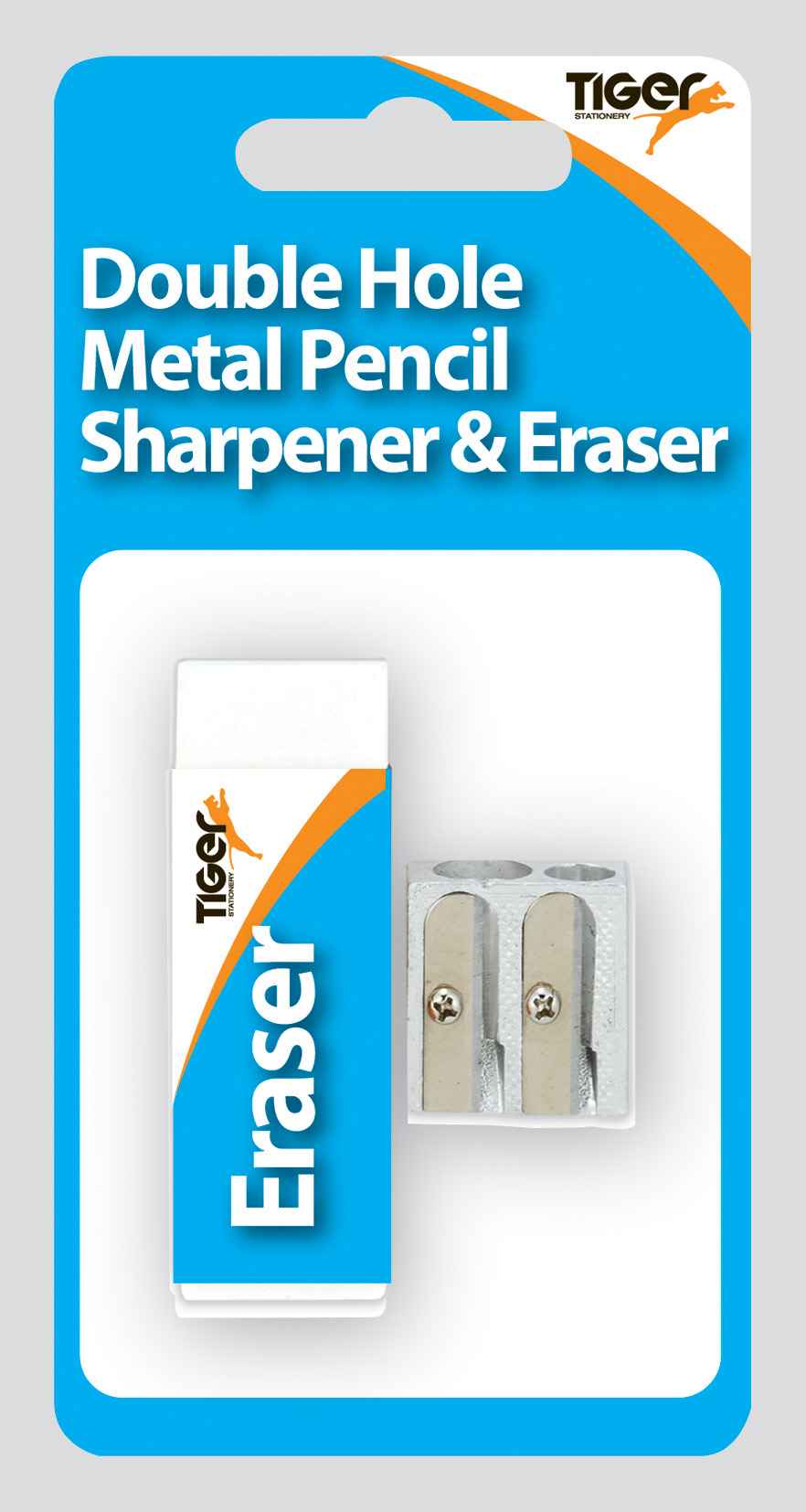 Eraser & Metal Two Hole Sharpener