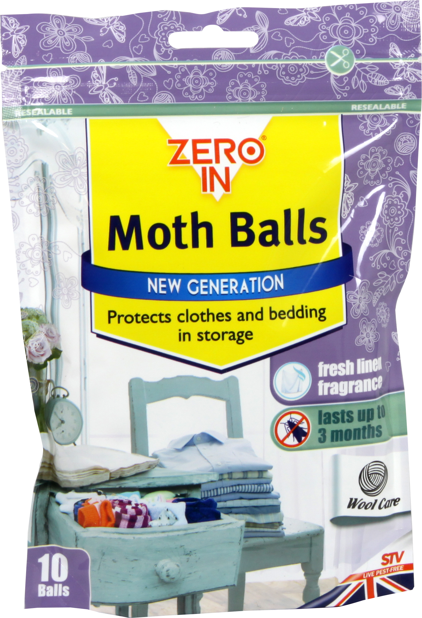 STV Zero Moth Balls 10pk (ZER436)