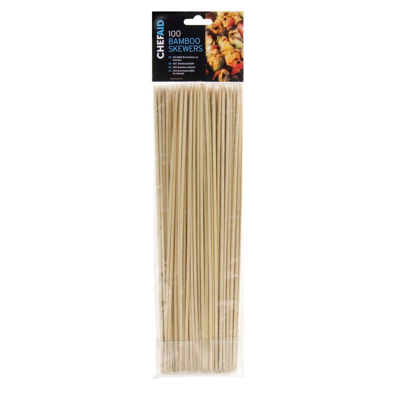 Chef Aid 30.5Cm Bamboo Skewers Pack 100