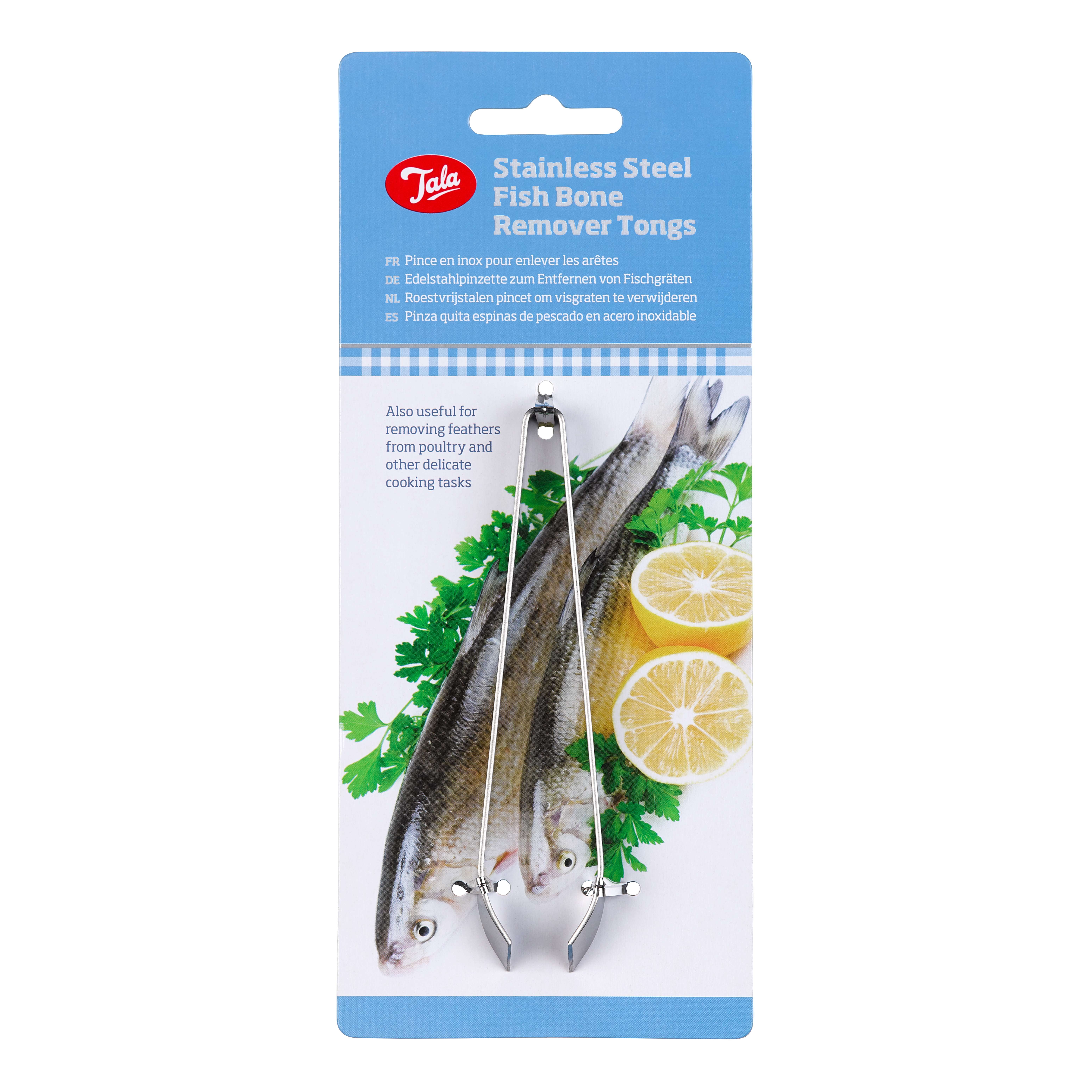 Tala Stainless Steel Fish Bone remover Tongs