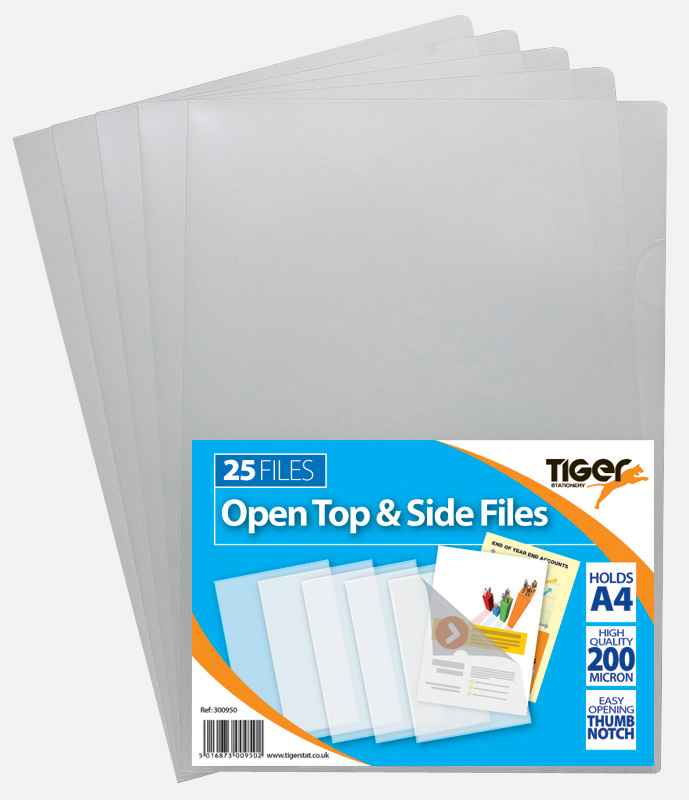 Tiger A4 Pk 25 Open Top & Side