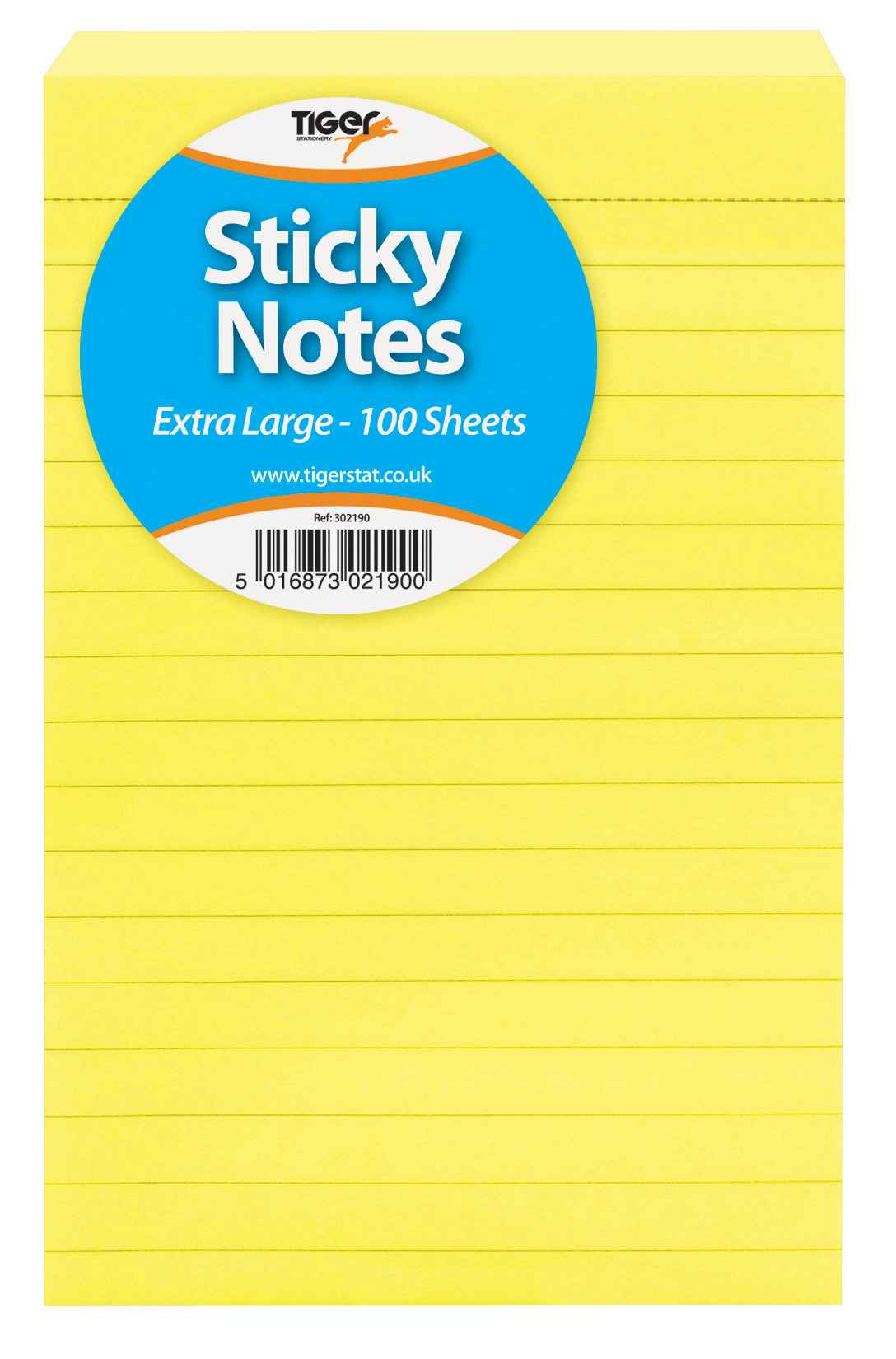 Tiger  Sticky Notes Ex Large 150 x