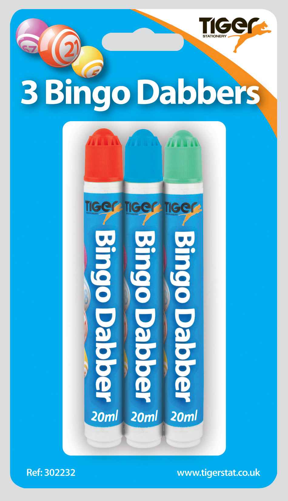 Tiger Bingo Dabbers Blister Pack