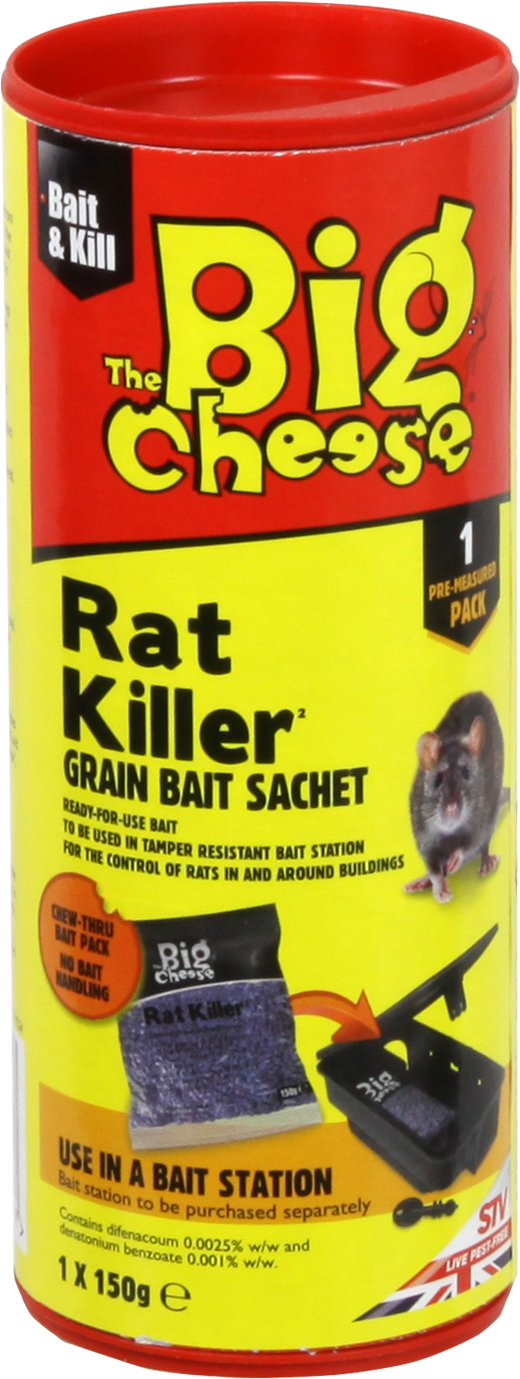 STV Rat Killer (2) - Grain Bait Sachet 150g (STV224)