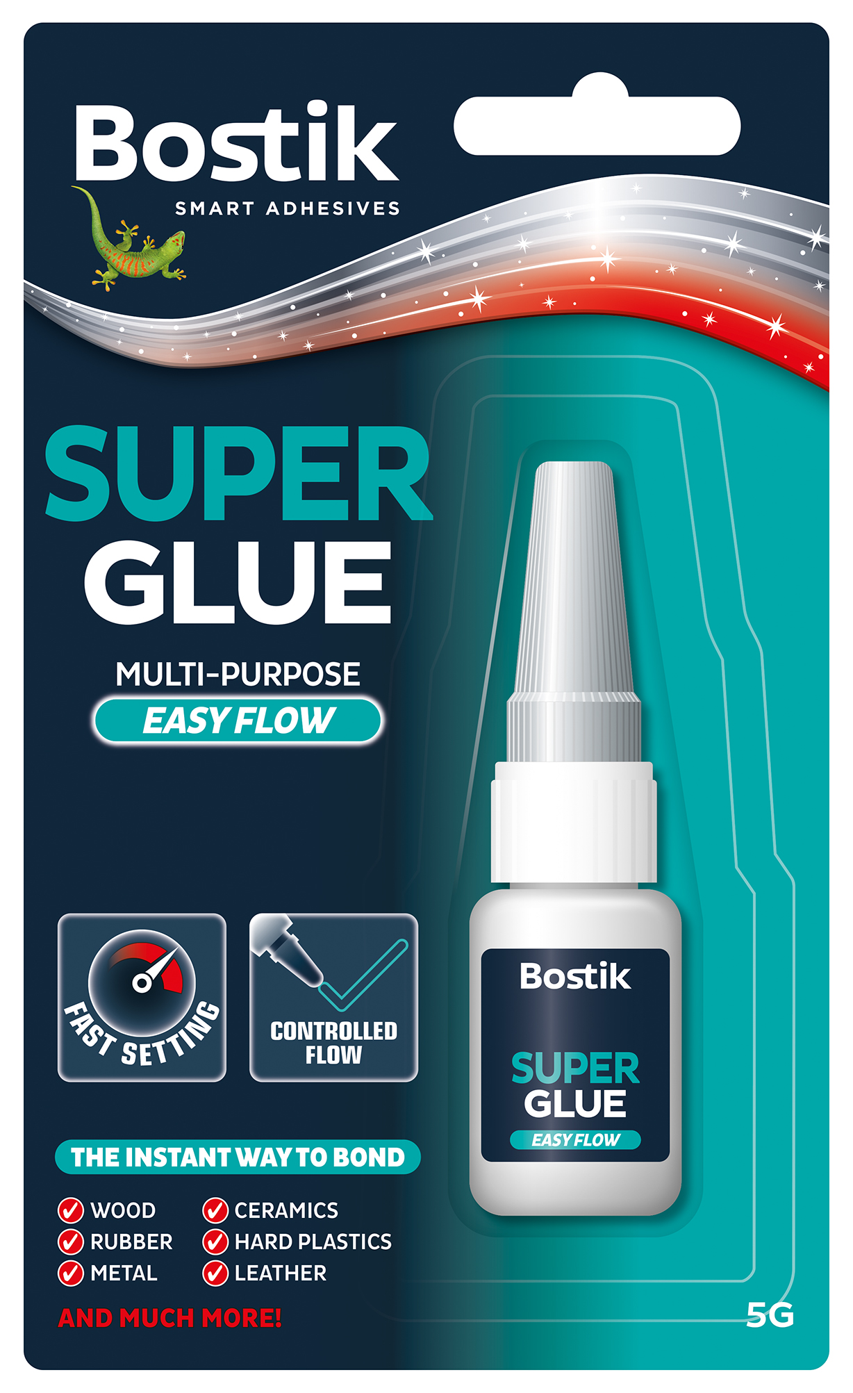 BOSTIK SUPER GLUE EASY FLOW LIQUID  5g bottle