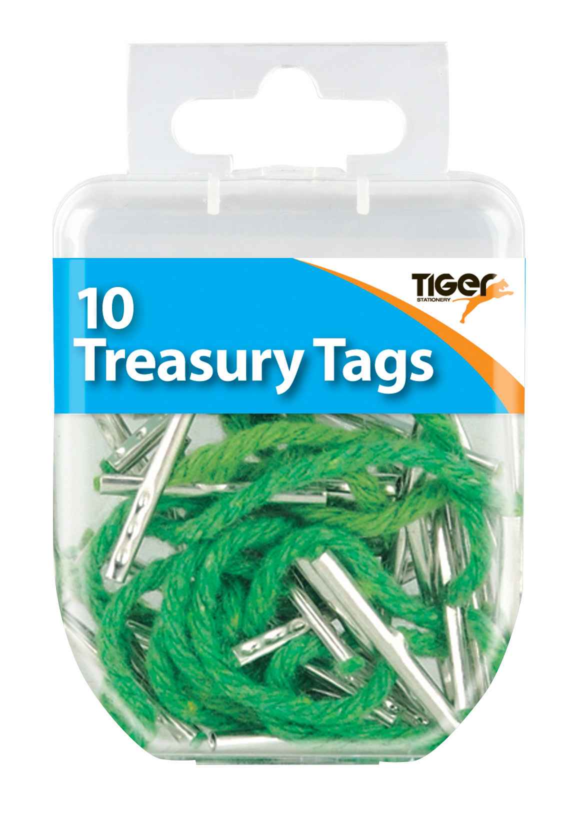 Tiger Essential 10 Treasury Tags Steel