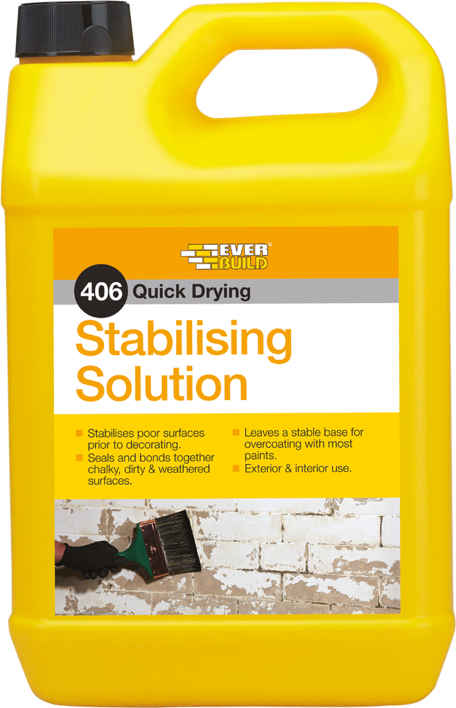 Everbuild 406 Quick Drying Stabilising Solution 5Ltr