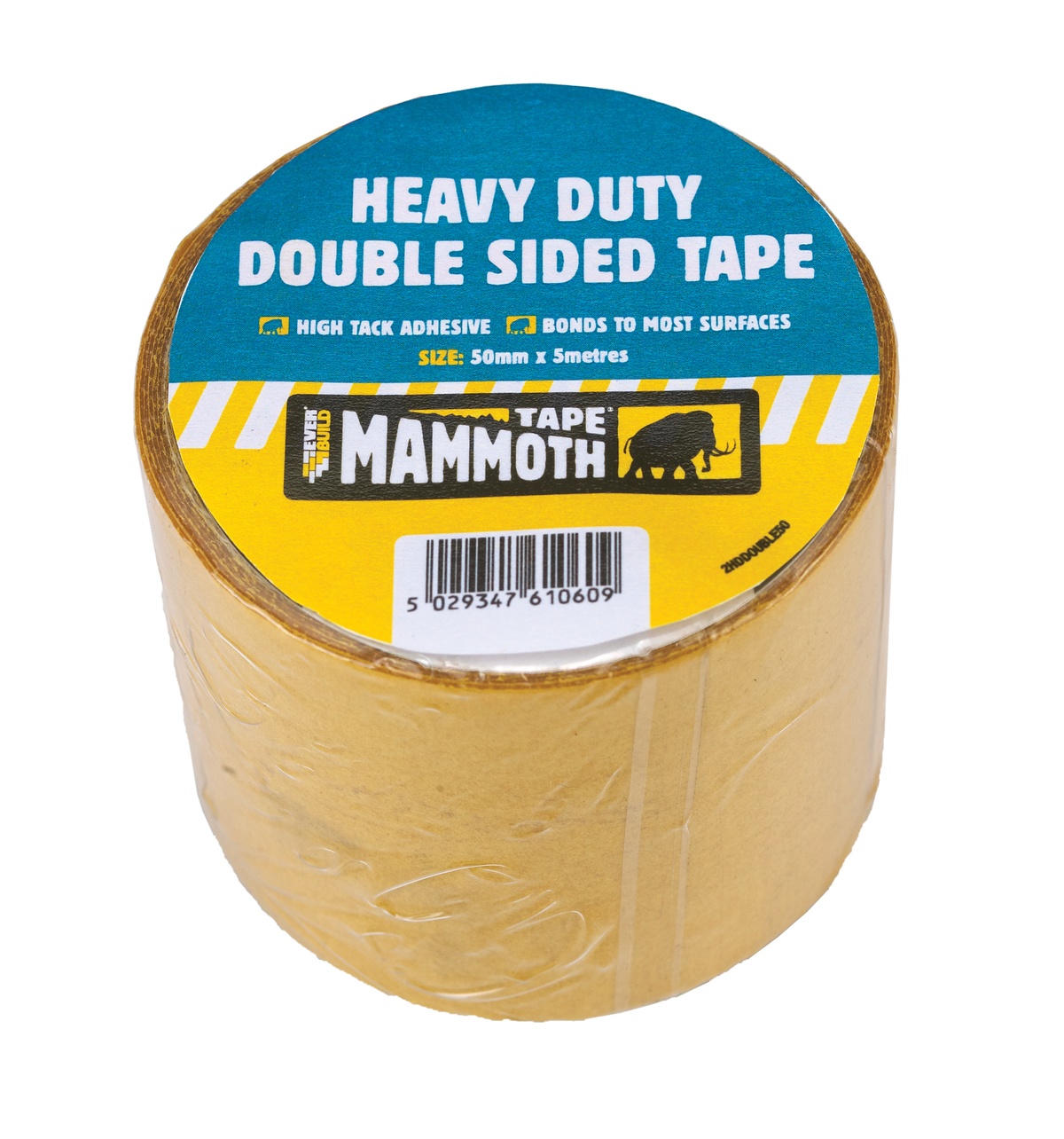 Heavy Duty Double Sided Cloth Tape 50mm x 5m