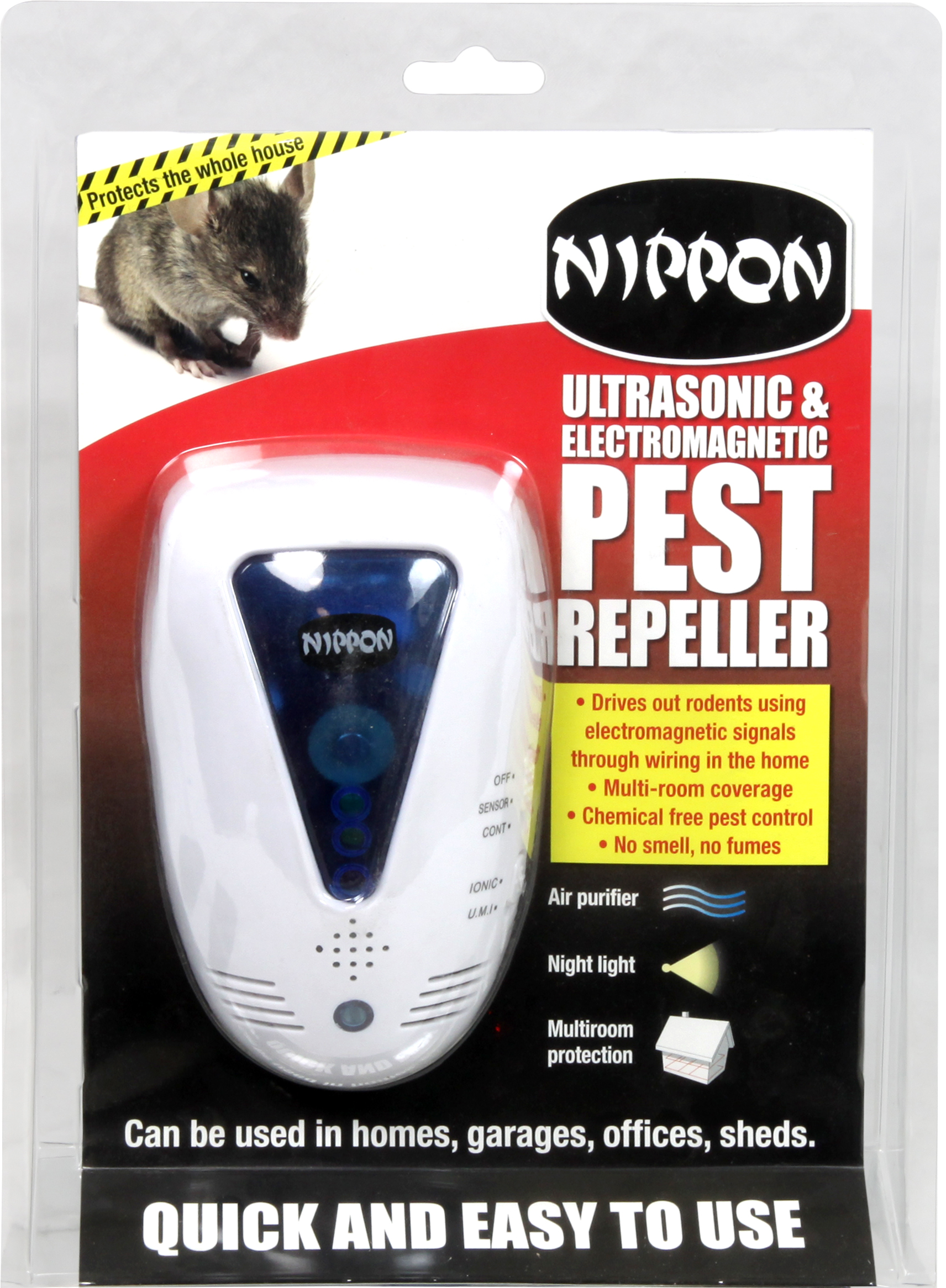 Nippon Ultrasonic Electromagnetic Pest Repeller