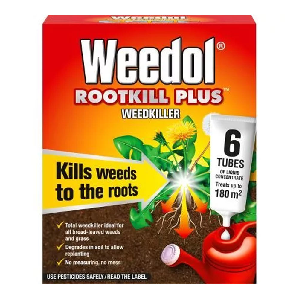 Weedol Rootkill Tubes 6 pcs. 180m2
