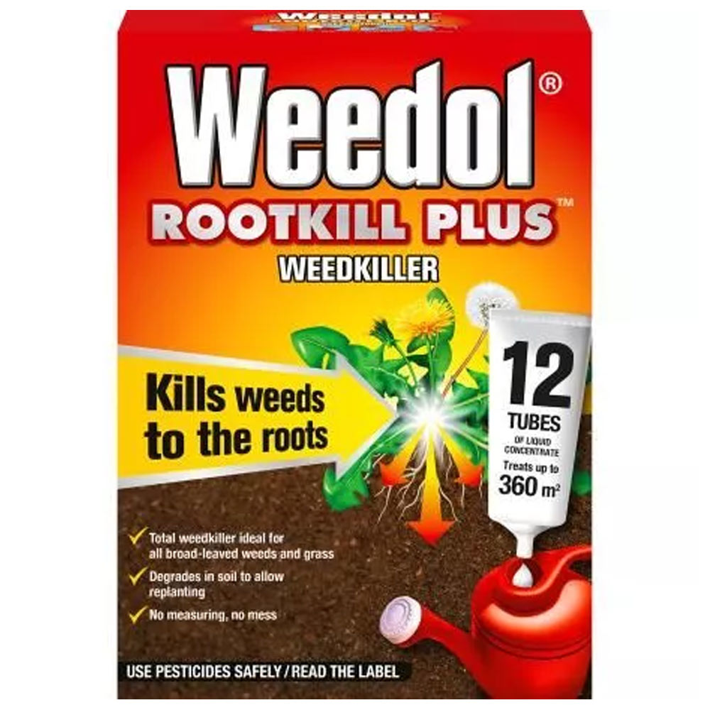 Weedol Rootkill Tubes 12 pcs. 360m2