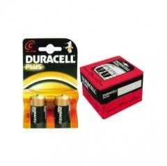 Duracell Plus Power C Size Mn1400 Pk2 (Box)