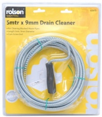 Rolson Drain Cleaner 5m x 9mm 60979