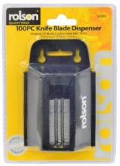 Rolson Tools Ltd 100pc Utility Knife Blade 62898