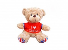 CLEARANCE **** 16cm Bear with Embroidery ''I L London'' Sold as Seen, NO RETURN ACCEPTED
