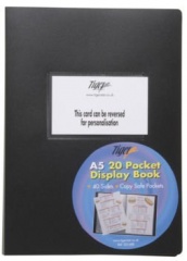Tiger A5 FlexCover 20pk Display Book Black