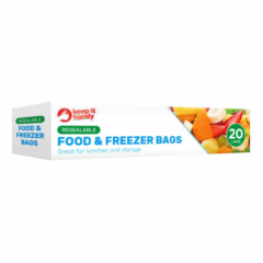 Resealable Food & Freezer Bags 20pk