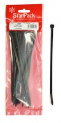 Star Pack Cable Tie Black 200mm X 2.5mm(72097)