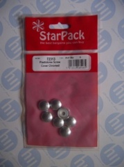 Star Pack Screw Cover Plastidome Chromed(72313)