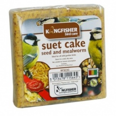 Kingfisher Suet Cake with Mealworms [BFSC02]