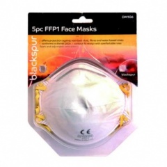 Blackspur 3pc FFP2 Face Mask With Valve