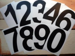 Adhesive Numbers(1234567890) 10pack 55mm