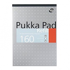 Pukka Pad Refill Pad A4 160 Pages Plain (REFPLN)