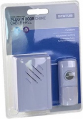 ****Status Plug in Cable Free Battery Operated Door Chime (SPDCCFB16)