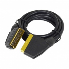 Status Scart Lead 2M Cable, Gold