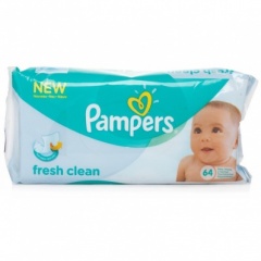 Pampers Baby Wipes Fresh Clean 64s