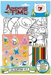 Adventure Time Colouring Set