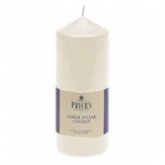 Prices 6'' Pillar Candle White