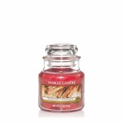 Glass Jar Candle Cinnamon 8.2x6.3x8.1cm