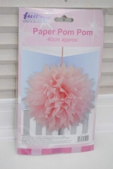 40cm Paper Pom Pom Pink