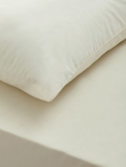 200 Tc Egyptian Cotton Fitted Sheet Double Cream
