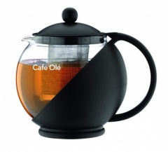 750ml Teapot with Infuser Black