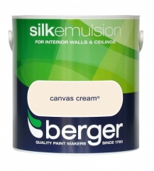 Berger Silk Emulsion Canvas Crm  2.5 L