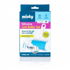 Minky 2 Pack Silicon Lint Roller Pack