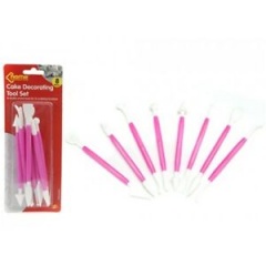 8pc Double Ended 16 Function Cake Decorating Tool Set