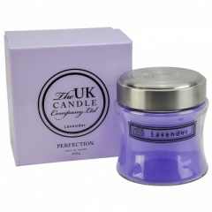 Glass Jar Candle Lavender 12x12.5