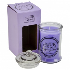 Glass Jar Candle Lavender 8x15