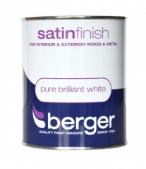 Berger Satin Brilliant White 750mls