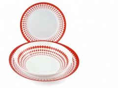 Acropal Adonie 18pc Decorated Dinner Set