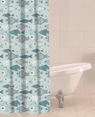Baby Fish Peva Shower Curtain