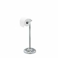Chrome Plated Free Standing Toilet Roll Stand