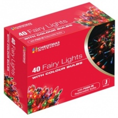 Benross Shadeless Multi Coloured 40 Fairy Lights -(75690)