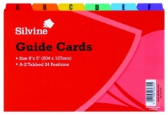Silvine 8X5 Guide Cards (885)